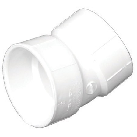Charlotte Pipe And Foundry Charlotte Pipe 4 in. Hub X 4 in. D Hub PVC Elbow 1 pk PVC003241200